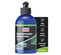 LIQUI MOLY Kunststofftiefenpflegerlotion, Art.-Nr. 1537 I 250 ml dickflüssige Kunststoffpflege für senkrechte Stellen im Auto-Innenraum I Pflegt und frischt Kunststoff auf I Seidenmatter Glanz