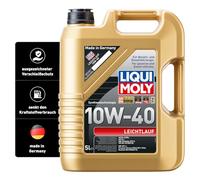 LIQUI MOLY Leichtlauf 10W-40 | 5 L | Synthesetechnologie Motoröl | Art.-Nr.: 1310, farblos