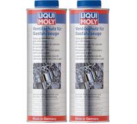 Liqui Moly MOLY 4012 Ventilschutz für Gasfahrzeuge 1 l, Farblos (Packung mit 2)
