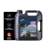 1x Liqui Moly 1696 LM Motorbike 4T 20W-50 Street 4 l