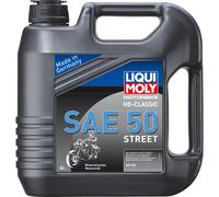 Motoröl LIQUI MOLY 1230 Motorbike HD-Classic SAE 50 Street Motorrad Roller 4 L