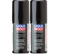 LIQUI MOLY Motorbike Kettenspray weiß | 50 ml | Motorrad Haftschmierstoff ohne Kupfer | Art.-Nr.: 1592 (Packung mit 2)