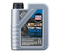 LIQUI MOLY Motoröl 5W-30 Top Tec Synthetiköl Motor Öl ACEA C2 ACEA C3 API SN 4600 1L Kompatibel mit VW Golf VII Schrägheck 5G1, BQ1, BE1, BE2 Golf IV Schrägheck 1J1 GOLF VI 5K1 Golf V Schrägheck 1K1