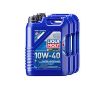LIQUI MOLY Motoröl Super Leichtlauf 10W-40 15 Liter Set Satz 3x5 Liter Kanister