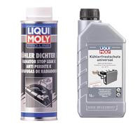 LIQUI MOLY Pro-Line Kühlerdichter K | 250 ml | Kühleradditiv | Art.-Nr.: 5178 & Kühlerfrostschutz universal | 1 L | Kühlerschutz | Art.-Nr.: 21313