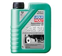 Liqui Moly Rasenmäher-Öl SAE 30 1 Liter 4-Takt Motoröl 4T Rasenmäheröl API SJ