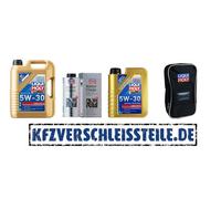 LIQUI MOLY-Set 5L 5W30 1L 5W30 Nachfüllöl mit Tasche und Motor Clean 500ml