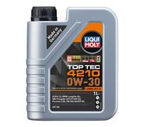 LIQUI MOLY Top Tec 4210 0W-30 | 1 L | Synthesetechnologie Motoröl | Art.-Nr.: 21604, farblos