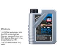 Liqui Moly Top Tec 6600 Motoröl 0W-20 1-Liter - 21440