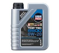 LIQUI MOLY Top Tec 6600 0W-20 | 1 L | Synthesetechnologie Motoröl | Art.-Nr.: 21440