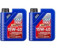 LIQUI MOLY Touring High Tech 15W-40 | 1 L | mineralisches Motoröl | Art.-Nr.: 1095 (Packung mit 2)