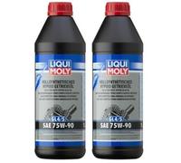 LIQUI MOLY Vollsynthetisches Hypoid Getriebeöl (GL4/5) 75W-90 | 1 L | Getriebeöl | Hydrauliköl | Art.-Nr.: 1024 (Packung mit 2)