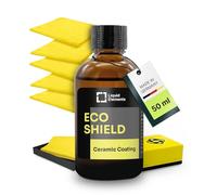 Liquid Elements ECO Shield Keramikbeschichtung 50ml, 10er Scatter | Set mit Applikator Block, Keramikversiegelung, wasserabweisend, farb- & glanzintensivierend