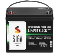 SIGA Lithium Batterie LiFePO4 100Ah 12V