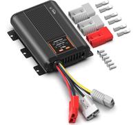 LiTime 12V 40A DC-DC Batterieladegerät mit MPPT, Zweifach-Eingang Smart Ladegerät für 14,6V LiFePO4 Lithium-Batterien, Schnellladung für WoMo, Wohnwagen, Anhänger, Solar-, Notstrom- und Inselanlagen