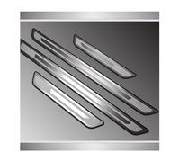 liuguoqiang Auto Türschweller Schutz für Honda Jazz (GD-GR/GS 2001-2025 2026), Einstiegsleisten Metall Trittschutz Kratzfest Leisten Set Tuning Zubehör Interieur Edelstahl,A