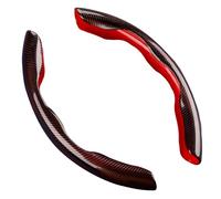 LiuROSE Auto Lenkradbezug für Mercedes Benz AMG A Class A Classe A Clase A Klasse W177 A160 A180,Segmentierte Lenkradblende rutschfeste Atmungsaktive Lenkrad Abdeckung,A-Red