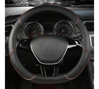 LiuROSE Auto Lenkradbezug,für Mercedes Benz GLC SUV X254 X253 GLC 53 43/GLC Coupé C253 C254,Anti Rutsch Atmungsaktiv Mikrofaser Leder Auto Lenkrad Abdeckung Ersatz Innenraum Zubehör,D-Brown-Type D