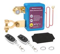Liwogi Kill Switch für Auto mit Fernbedienung, Batterie-Trennschalter 12V 240A Anti-Diebstahl-Automatik Cut/Shut Off Schalter mit Led-Spannungsanzeige für Auto, LKW, RV, ATV, Boot