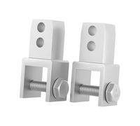 LIXSAZSE Höherlegung Motor Hinterradstoßdämpfer Fortschrittliche Stoßdämpfung Verbessert die Chassishöhe für EIN sanftes Fahrgefühl Motor Hinterradstoßdämpfer Erhöhung, Silber, 6.8 cm