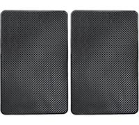 LiYeeYP 2 Stück 27×15cm Auto Armaturenbrett Matte für Hyundai Santa Fe 2019-2023, Antirutschmatte PVC Gummi rutschfest Innenraum Zubehör Ablage Pad