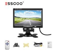 LKW Auto KFZ 7" LCD TFT Monitor HD Bildschirm Screen Display Für Rückfahrkamera