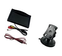 LKW-Fahrer-Monitor, 12,7 cm (5 Zoll), Saugnapfhalterung | Zwei Video-Eingänge, NTSC-Format, 12 bis 24 Ansicht für Rückwärtsfahrt
