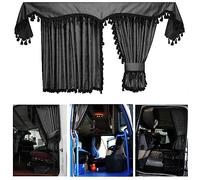LKW Gardinen Cab Curtain Vorhang für Actros MP5 und MP4, grau schwarz