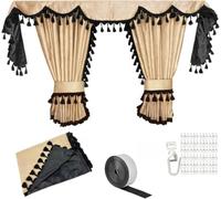 LKW Gardinen passend für Scania R New Generation ab 2017 in beige - schwarz