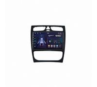 LKW Navi für Mercedes Benz C Class 2002-2005 mit Carplay Android Auto Wireless WiFi GPS RDS Mic Rückfahrkamera Camper Navigationssystem, 8 Kern 8G＋256G