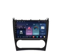 LKW Navi für Mercedes Benz C-Class W203 2005-2009 mit Carplay Android Auto Wireless WiFi GPS RDS Mic Rückfahrkamera Camper Navigationssystem, 8 Kern 6G＋128G