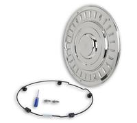 Radzierblenden Edelstahl 22,5 Zoll Radkappen Mercedes-Benz Actros gerade