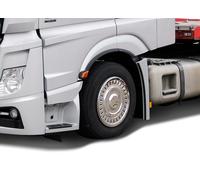 Radzierblenden Edelstahl 22,5 Zoll Radkappen Mercedes-Benz Actros gerade