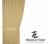 LKW Scheibengardinen MAN TGX XXL mit Gardinenhaken 2er-Set Vorhänge in Beige B02