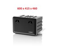 Staubox LKW Pritsche Anhänger Staukasten DAKEN Just 600 Werkzeugkasten 71,5L bus