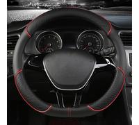 Lmaixua Auto Lenkradbezug, für Dacia Spring Sandero Logan Lodgy Jogger Duster Dokker Mode Anti Rutsch Atmungsaktiv Auto Lenkrad Abdeckung Ersatz Tuning Innenraum zubehör,A- D Type