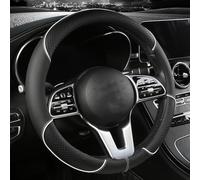 Lmaixua Auto Lenkradbezug, für Hyundai I10 I20 I30 I40 Ix20 Ix35 Ix55 Mode Anti Rutsch Atmungsaktiv Auto Lenkrad Abdeckung Ersatz Tuning Innenraum zubehör,C-O Type