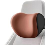 LOAGHBA Kopfstütze Auto für Cupra Formentor 2020-2025, Autositz Nackenkissen Kopfkissen Memory Foam Nackenstütze Atmungsaktiv, Auto Zubehör,Coffee