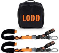 LODD - Motorrad-Spanngurte mit Hochfesten Schnallen, Fellschutz, Stahlkarabiner, Verstärkter Schnalle | 1100 kg, 38mm | Anhänger (Parent) (Schnalle/Drehkarabiner)