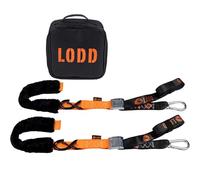 LODD - Motorrad-Spanngurte mit Hochfesten Schnallen, Fellschutz, Stahlkarabiner, Verstärkter Schnalle | 1100 kg, 38mm | Anhänger-Befestigung für Motocross, Enduro, Trial, Quad, Trail