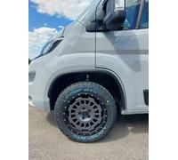 Loder 255/55 18 Twin Monotube AT1 Komplettrad für Ducato Jumper Movano 130 Stone