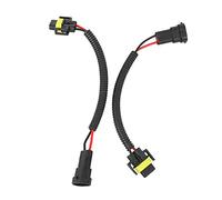 Lodokdre 2 Stück 9006 H11 H8 Scheinwerfer-Nebelscheinwerfer-Umwandlungs-Steckverbinder, Kabelbaum, Stecker, Kabelbuchse, Reparatur-Set
