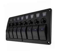 LOLIPPYY Fach Kombinations Schalttafel mit Überlastschutz Langlebiges Steuerungs Panel für Fahrzeuge und Boote Vielseitiges Schaltpanel Robustes Material Automatische Stromabschaltung