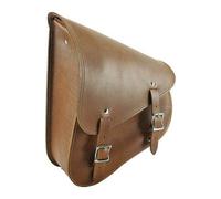 Longride Schwingen Satteltaschen braun Leder, f. Harley - Davidson Softail