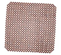 LOORGVEL Holzkugel Auto Sitzkissen Atmungsaktiv Langlebig Kühlung Sommerbezug Passend für Pkw Minivan Bürostuhl Robuste Holzperlen Sitzauflage Braun