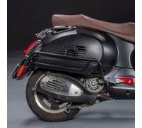 Lorababer Motorrad Highway Sturzbügel Motorschutz kompatibel mit Vespa GTS125 GTS300 GTS 125 300 GTV300 GTV 300 2007-2022 2019 2020 2021 Stoßstangenschutz Fallschutz (Schwarz)