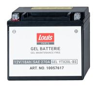Louis Parts Gel-Batterie LTX20L-BS 12V/18AH 270A