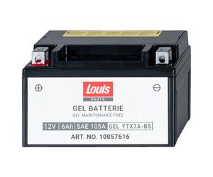 Louis Parts Gel-Batterie LTX7A-BS 12V/6AH SAE105A