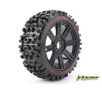 Louise LOUT3130SB B-Pioneer soft Speichen-Felge schwarz Verbrenner 1:8 Offroad