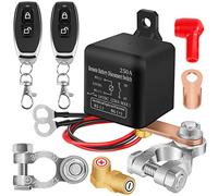 Loyala Batterie Trennschalter 12V Batterieschalter Auto Batterieschalter 12V 250A Batterie Schalter 12v Mit 2 Fernbedienungen für Auto LKW Motorrad Wohnmobil（250A）
